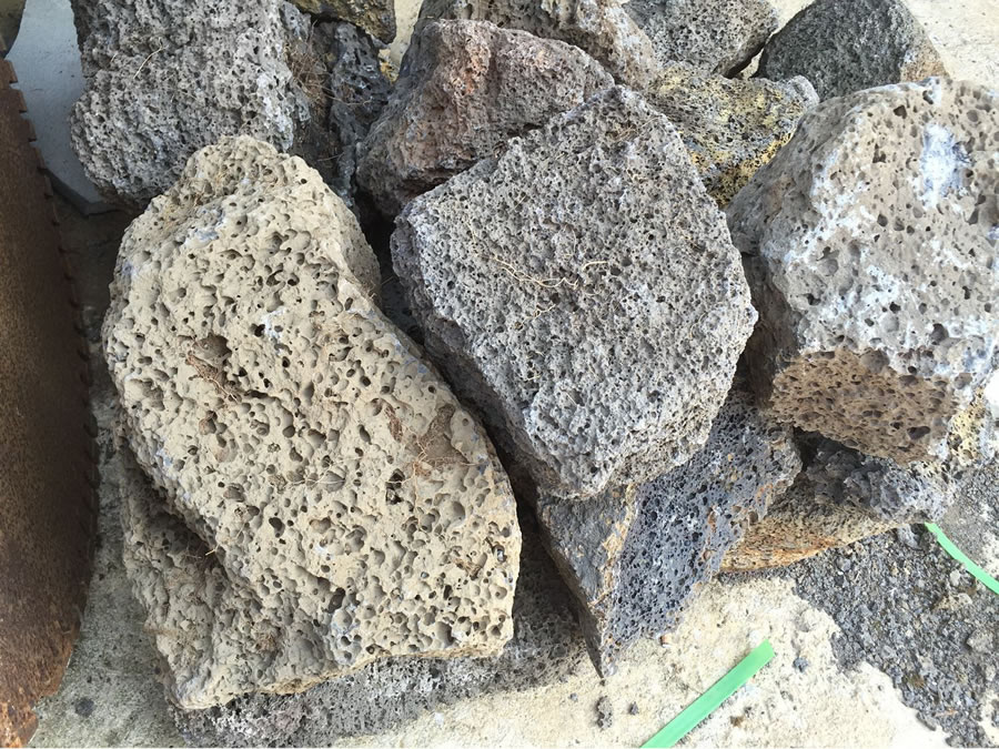 lava stone raw material