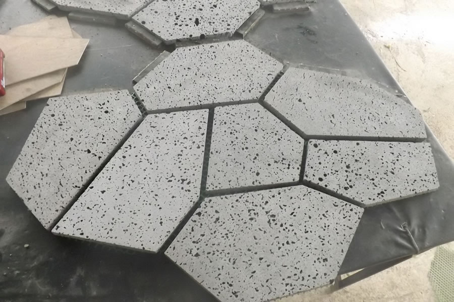 ireegular paver for lava stone